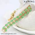 74467 Xuping Trendy In Stock Crystal Stone Jewelry Rows Bracelet